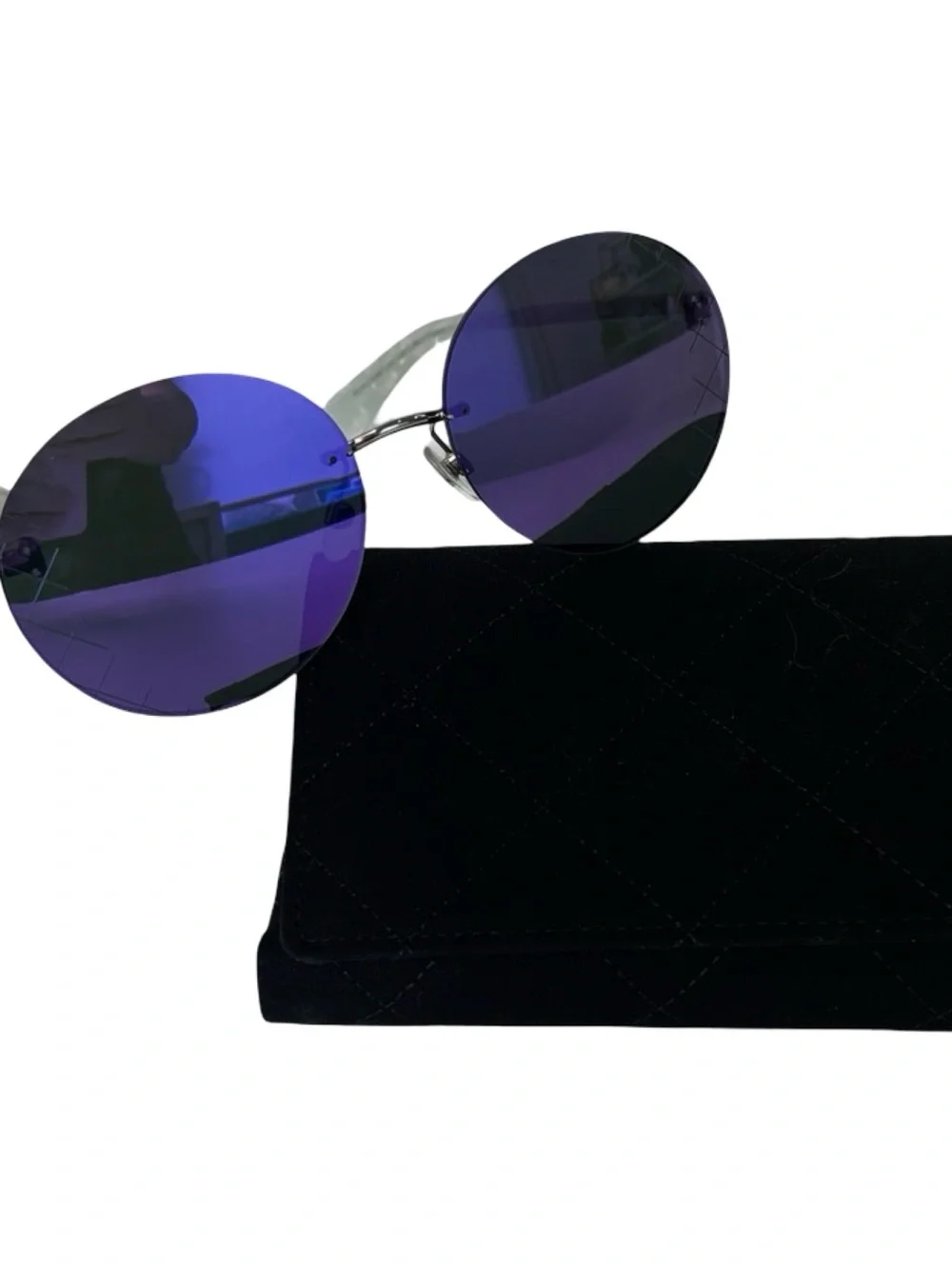 Chanel rimless sunglasses